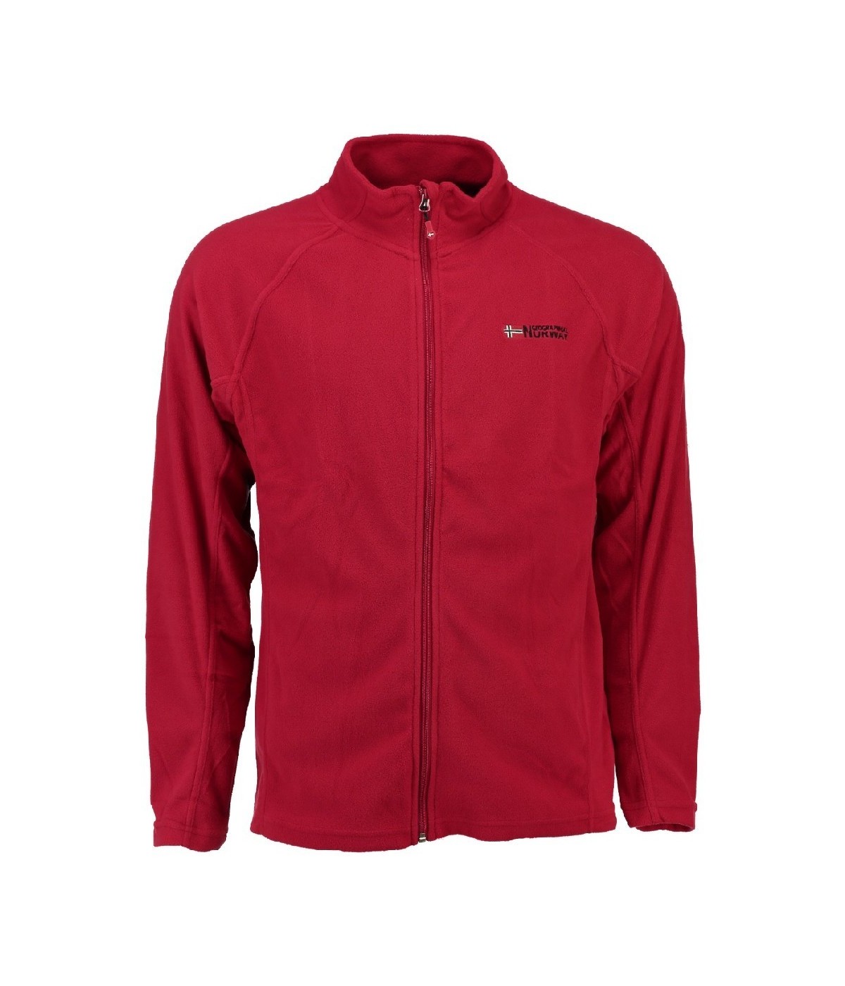 Micro Polaire Homme Geographical Norway Tug Full Zip Rouge ...