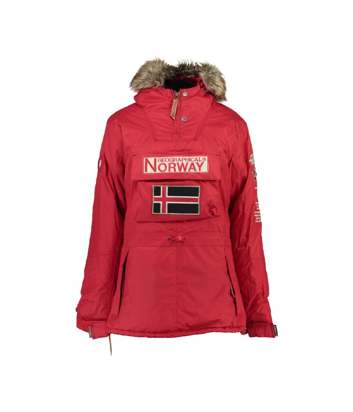 Parka Femme Geographical Norway Boomera Rouge ...