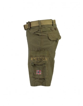 Bermuda Homme Geographical Norway Panoplie Kaki ...